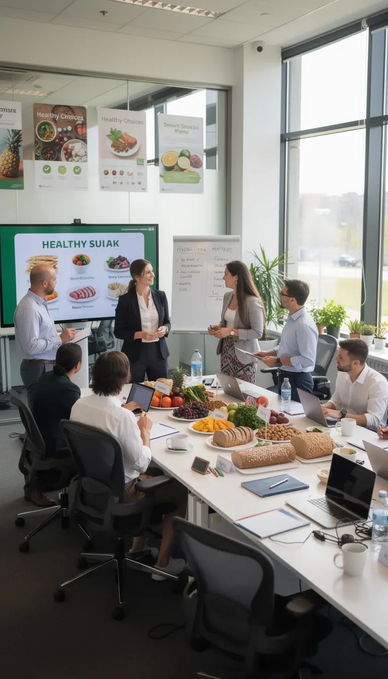 Modern office workspace